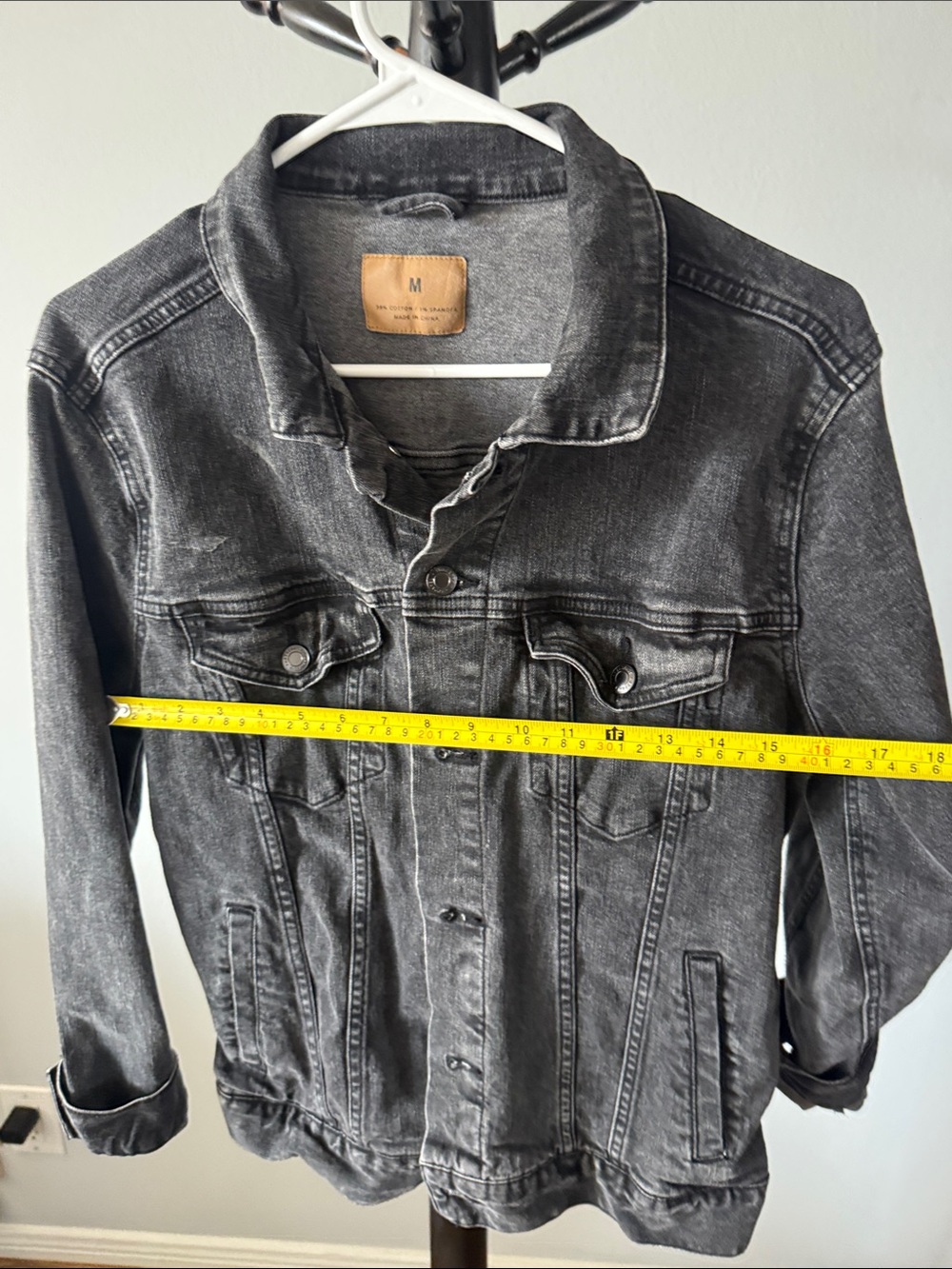 Comic Graphic Black Denim Jacket - Picture 4 of 4